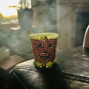 jack o lantern shot glass